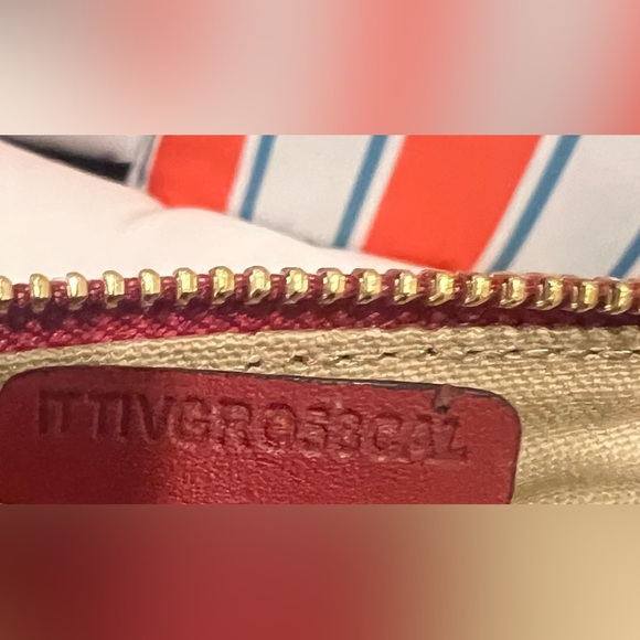 Burberry Beige/Red House Check Canvas and Leather Fold Over Crossbody Bag - Picture 11 of 13